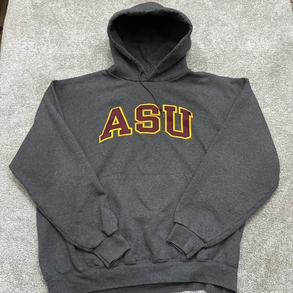 Champion ASU Embroidered Grey Hoodie 2X Big & Tall